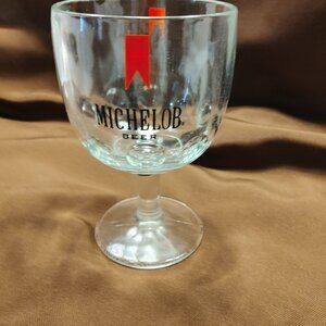 𝅺Vintage Michelob Beer Thumbprint Goblet